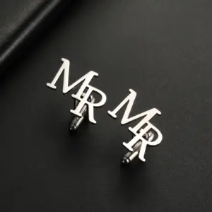 Personalized Men's Cufflinks in Stainless Steel 11 Sbe1f6b38a43f4ae49e90b898b5102e62v