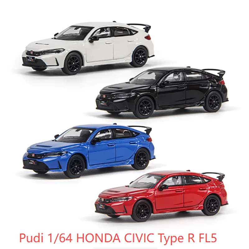 Honda Civic Type R FL5 1/64 Diecast Alloy Model 4 Honda Civic Type R FL5 1/64 Diecast Alloy Model - Image 4