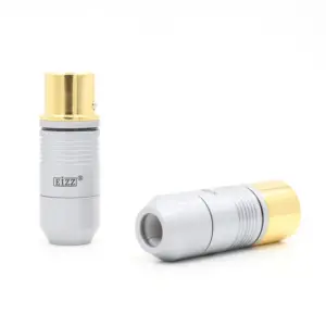 Gold-Plated XLR Connectors Set for Audio 6 Sbe23e99ab66741598ea1a07c9b336773U