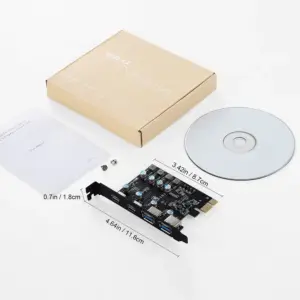 PCIe USB Expansion Card with 4 Ports 13 Sbe39b686d3c0478580b7110b43f990feQ