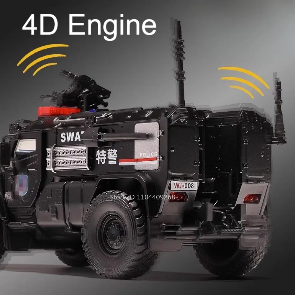 1:32 Scale SWAT Armored Vehicle Collectible 3 1:32 Scale SWAT Armored Vehicle Collectible - Image 3