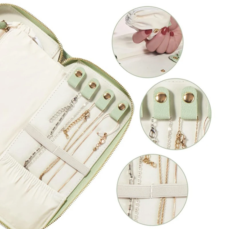 Elegant Jewelry Organizer Bag 24.5x12 cm 5 Elegant Jewelry Organizer Bag 24.5x12 cm - Image 5