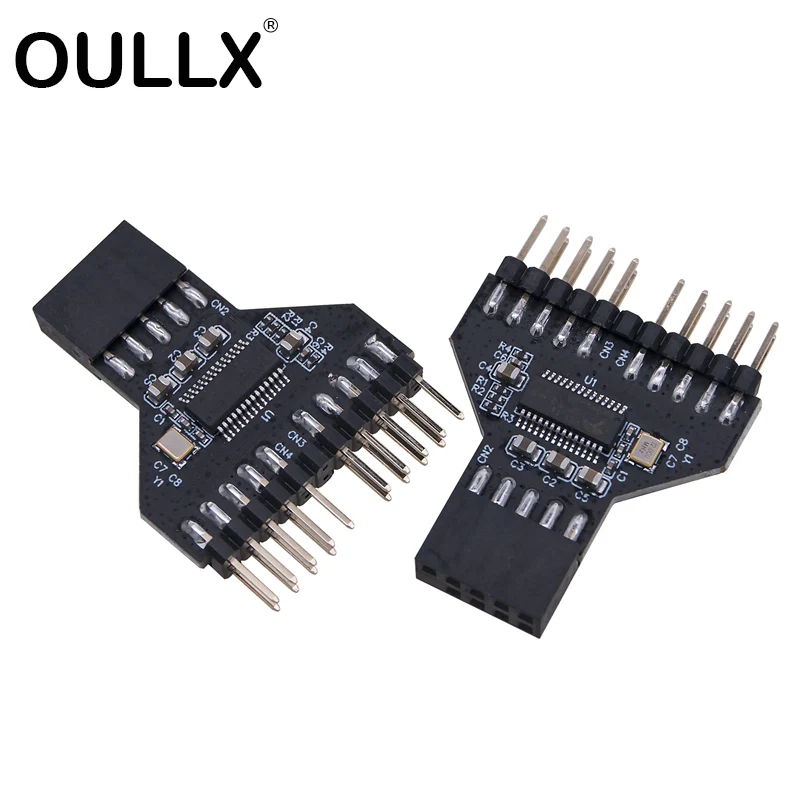 USB2.0 9-Pin Splitter Adapter for PCs 6 USB2.0 9-Pin Splitter Adapter for PCs - Image 6