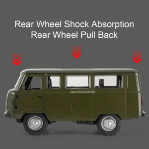 Vintage UAZ Travel Model in Green 13 Sbe9767255bc4485c81c0e7837741ea678