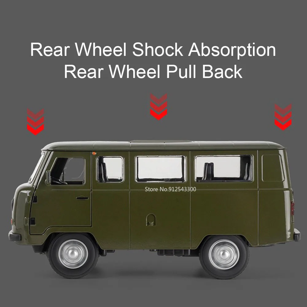 Vintage UAZ Travel Model in Green 4 Vintage UAZ Travel Model in Green - Image 4