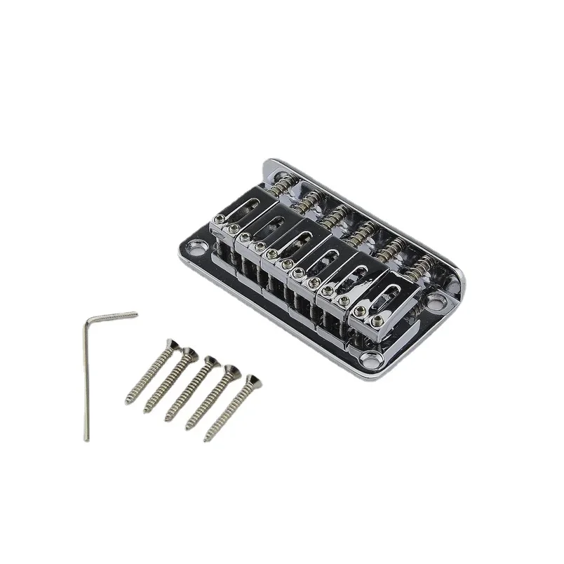 Chrome Fixed Guitar Bridge Set Models 0269 & 0281 8 Chrome Fixed Guitar Bridge Set Models 0269 & 0281 - Image 8