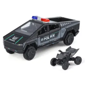 1:24 Scale European-American Police Pickup Truck 11 Sbed6964ede434b239b5f54e576b34865O