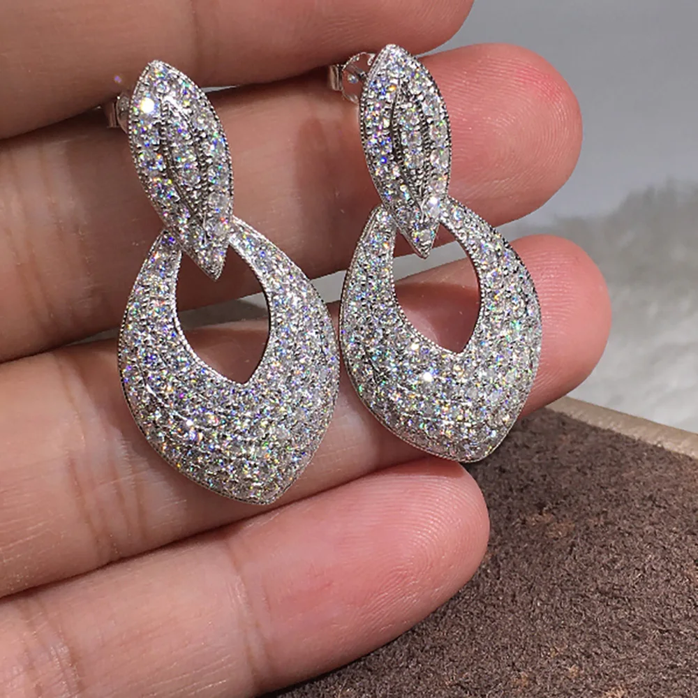 Elegant Silver Hollow Hoop Earrings for Women 2 Elegant Silver Hollow Hoop Earrings for Women - Image 2