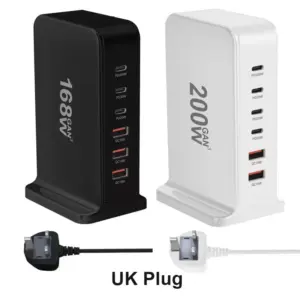 GaN Dual-Model 200W/168W Fast Charger with 6 USB-C Ports 18 Sbede2acee468432c97acce499830e8bbr 5