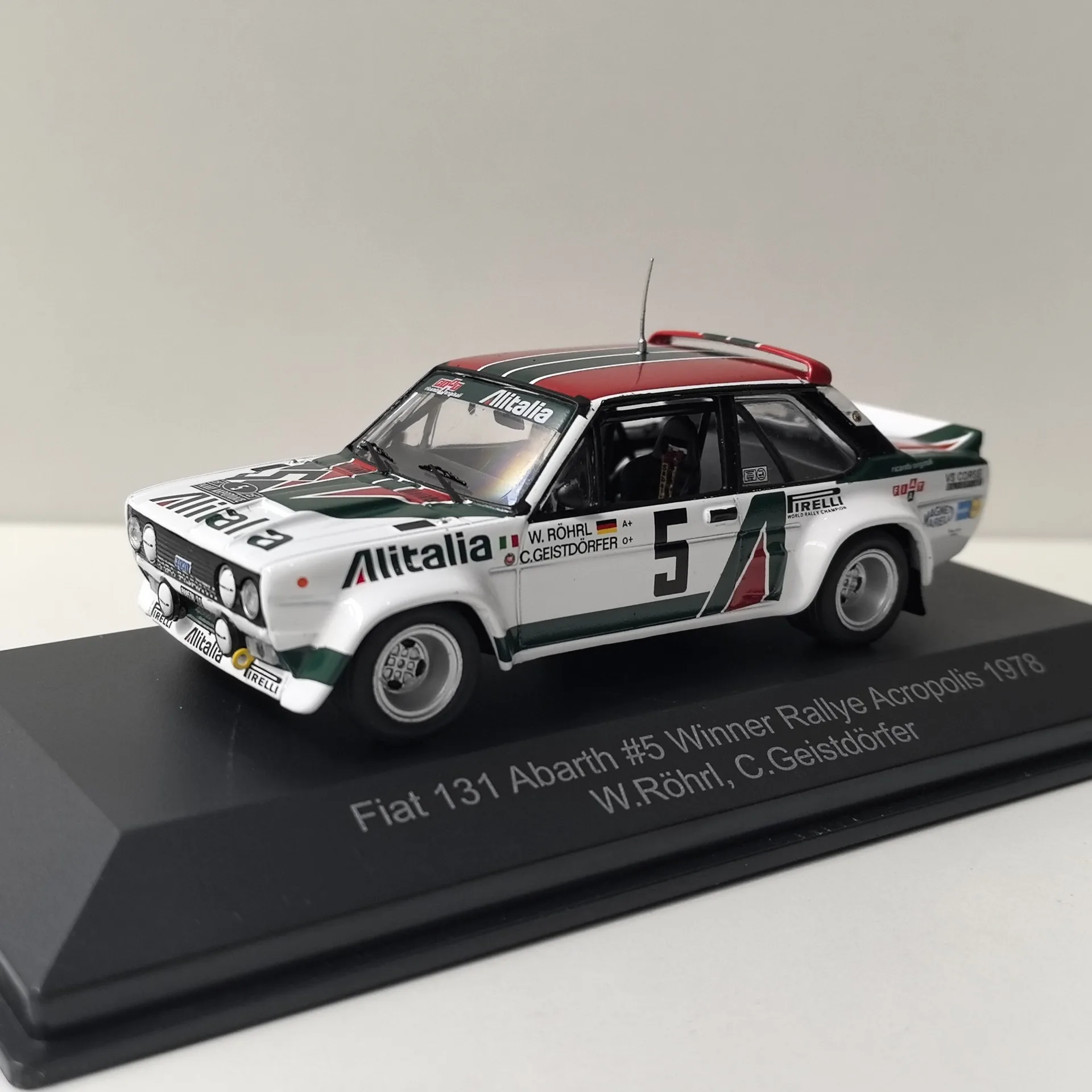 Fiat 131 #5 Rally Car Model 1:43 Scale 1 Fiat 131 #5 Rally Car Model 1:43 Scale