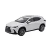 White 1:43 Scale Lexus NX 450h+ Model