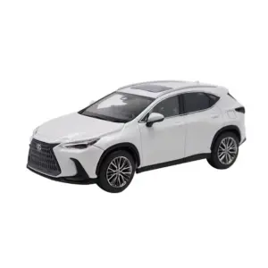 White 1:43 Scale Lexus NX 450h+ Model