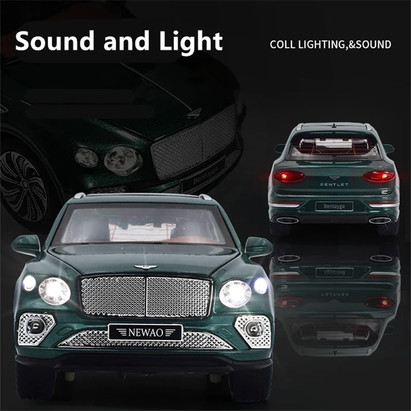 1:24 Scale Bentley Bentayga SUV Model with Lights 1 1:24 Scale Bentley Bentayga SUV Model with Lights