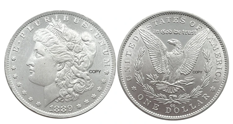 1889 Morgan Silver Coin Replica Collection Piece 8 1889 Morgan Silver Coin Replica Collection Piece - Image 8