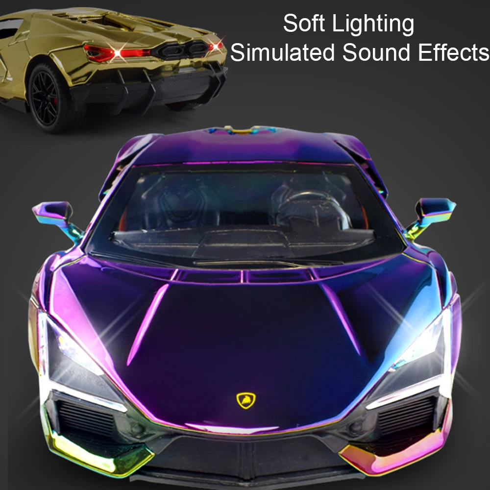 1:24 Revuelto Sports Car Model in Metallic Purple 4 1:24 Revuelto Sports Car Model in Metallic Purple - Image 4