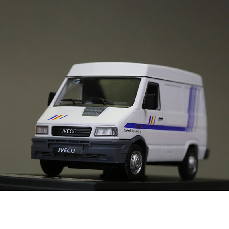 1:43 Scale White Van Model with Decals 3 1:43 Scale White Van Model with Decals - Image 3