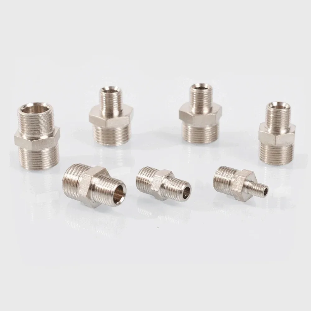 Nickel-Plated Brass Pipe Fittings for Hydraulic Systems 2 Nickel-Plated Brass Pipe Fittings for Hydraulic Systems - Image 2