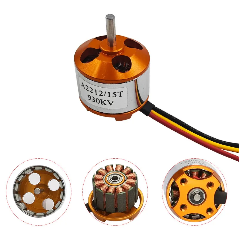 A2212 Brushless RC Motor 930-2450KV 2 A2212 Brushless RC Motor 930-2450KV - Image 2
