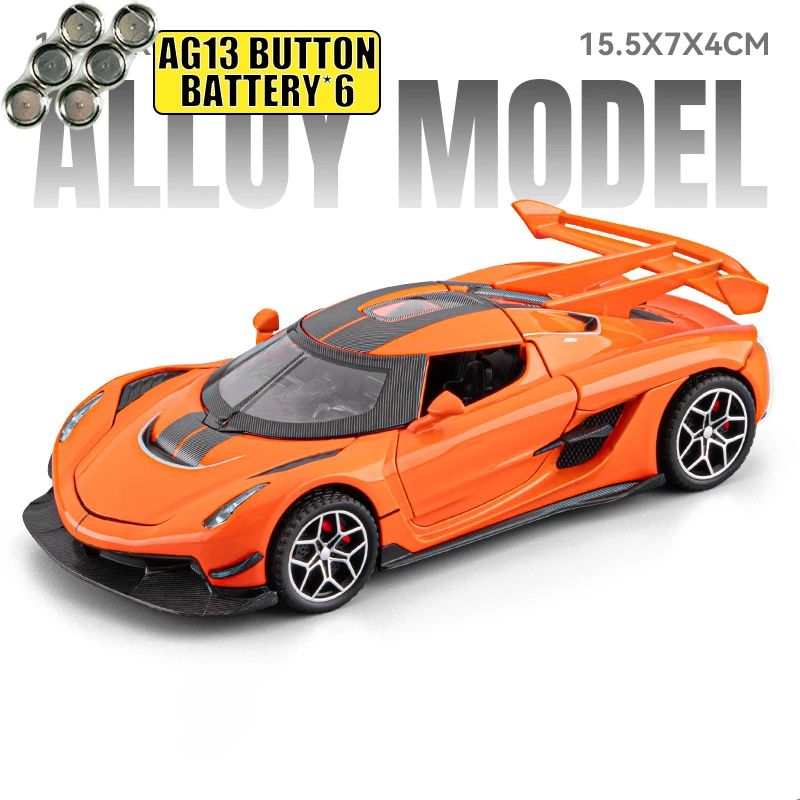 1:32 Jesko Super Sports Car Diecast Model 8 1:32 Jesko Super Sports Car Diecast Model - Image 8
