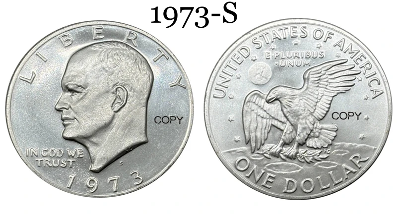 Eisenhower Dollar Replica Coin for Collectors 8 Eisenhower Dollar Replica Coin for Collectors - Image 8