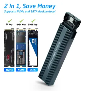 Dual Protocol M.2 SSD Enclosure with USB-C 11 Sbfa62806c12648b98371ede21d536fb5s