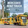 Vibrant Yellow Mercedes-Benz Transport Model