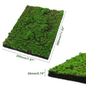 Artificial Moss Tuft Grass Mat for Miniature Landscaping 19 Sbfcd45c9e5a0459bb4e53751d394d61fk