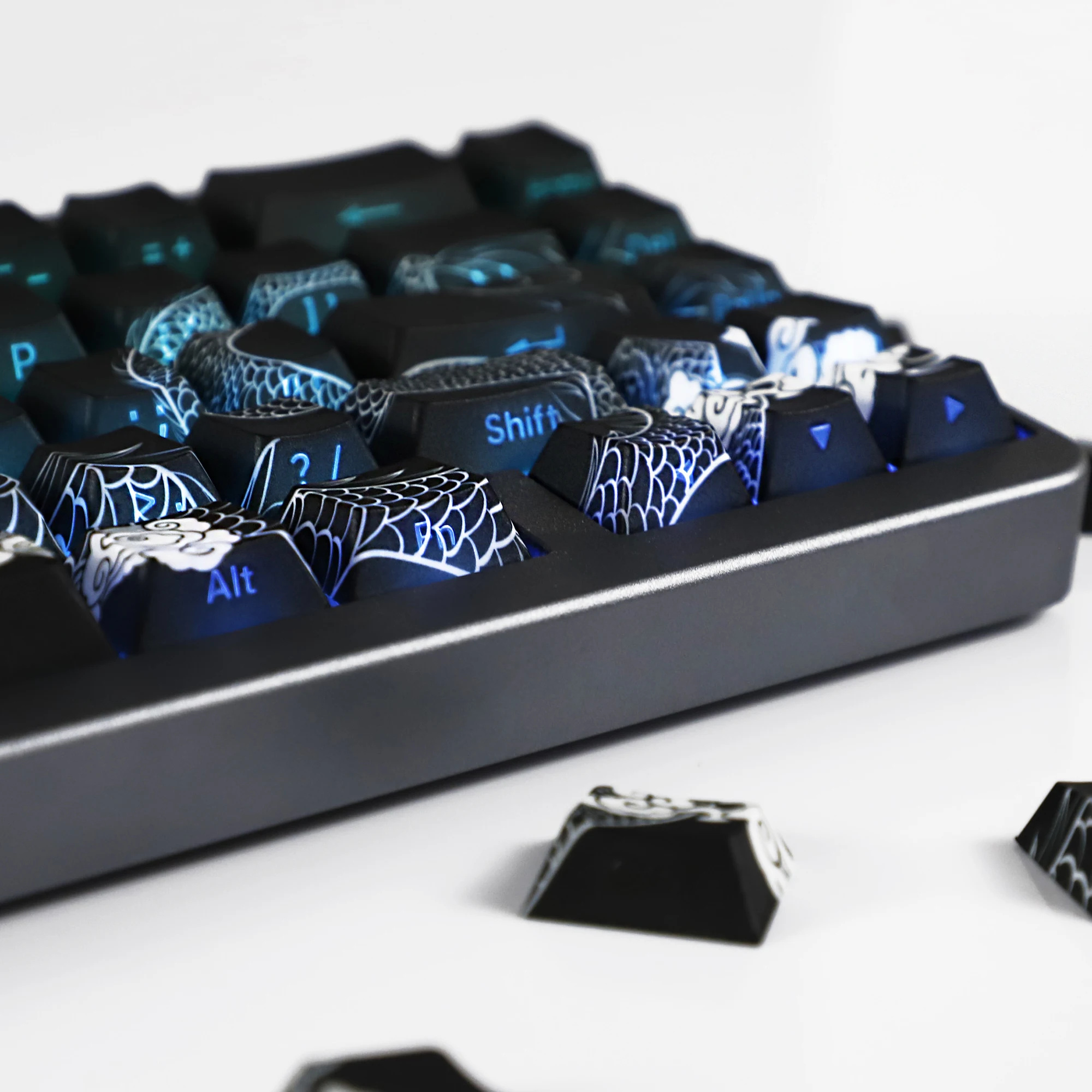 YMDK Chinese Dragon Keycaps Set 1 YMDK Chinese Dragon Keycaps Set