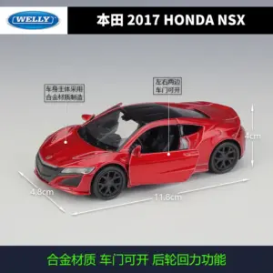 2017 Honda NSX Diecast Model Car 1:36 Scale 6 Sbfd69966f91b4f0e9b74eb2cc09389c1y