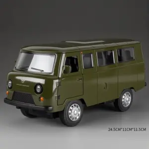 Vintage UAZ Travel Model in Green 18 Sc0020863298b4cd29cb4cf0a151ac274k