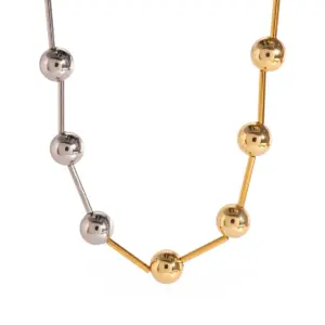 Modern Stainless Steel Beaded Necklace for Men 8 Sc01386d9d16749e29dab918ff1fae7c6u