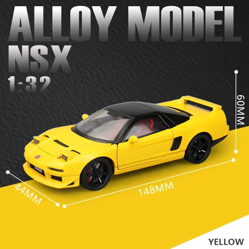 1:32 Honda NSX Diecast Model in Silver 8 1:32 Honda NSX Diecast Model in Silver - Image 8