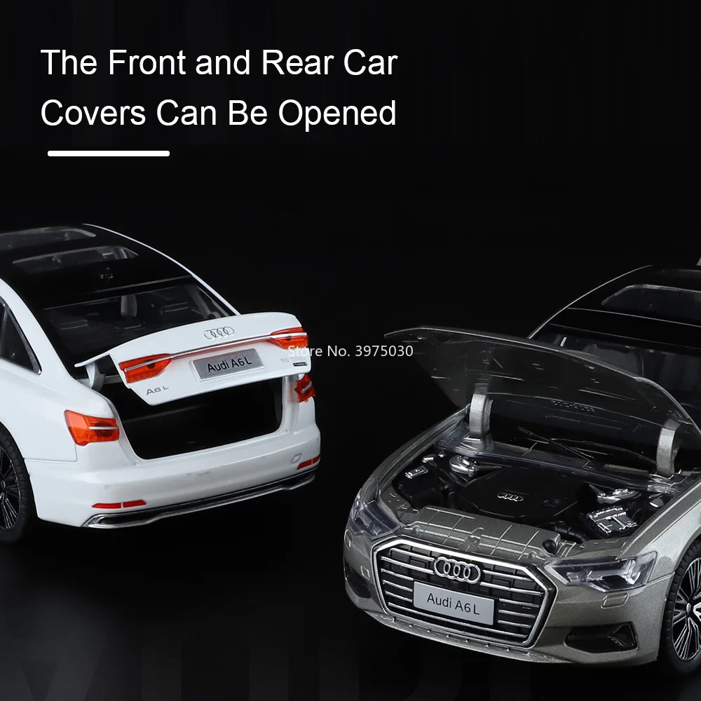 1:24 Scale A6L Diecast Car Model in Multiple Colors 4 1:24 Scale A6L Diecast Car Model in Multiple Colors - Image 4