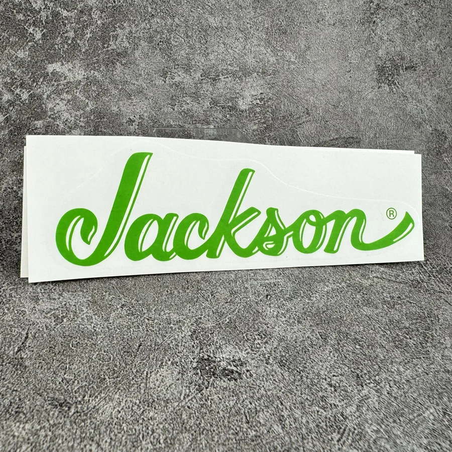 Vibrant Green Jackson Logo Guitar Decal Set 2 Vibrant Green Jackson Logo Guitar Decal Set - Image 2