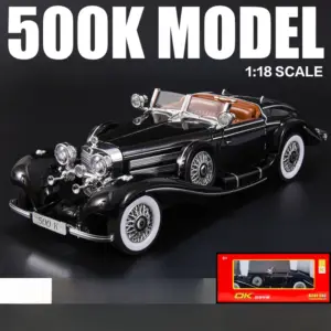 1936 Benz 500K 1:18 Diecast Model 12 Sc02e37f6dc194c82862fc50e872880f33