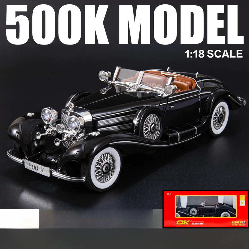 1936 Benz 500K 1:18 Diecast Model 6 1936 Benz 500K 1:18 Diecast Model - Image 6