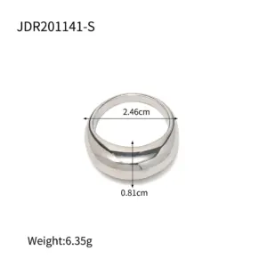 Modern Gold Stainless Steel Geometric Ring 15 Sc05aa024486241bdbfc18b2dffb50a4eI