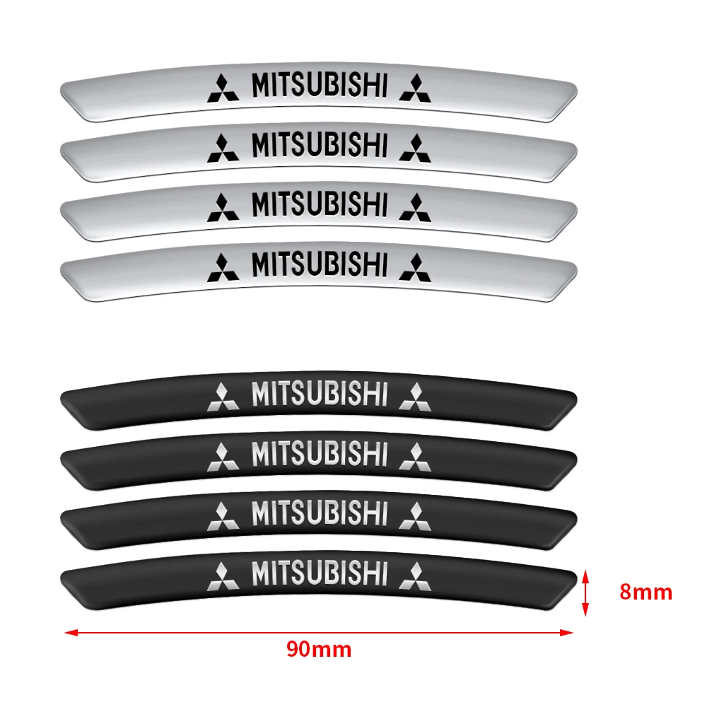 Mitsubishi Ralliart Aluminum Rim Stickers Set 4 Mitsubishi Ralliart Aluminum Rim Stickers Set - Image 4