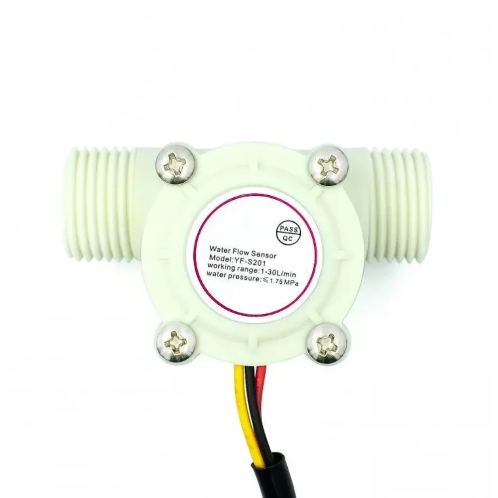 YF-S201 Water Flow Sensor, 1-30 L/min 3 YF-S201 Water Flow Sensor, 1-30 L/min - Image 3