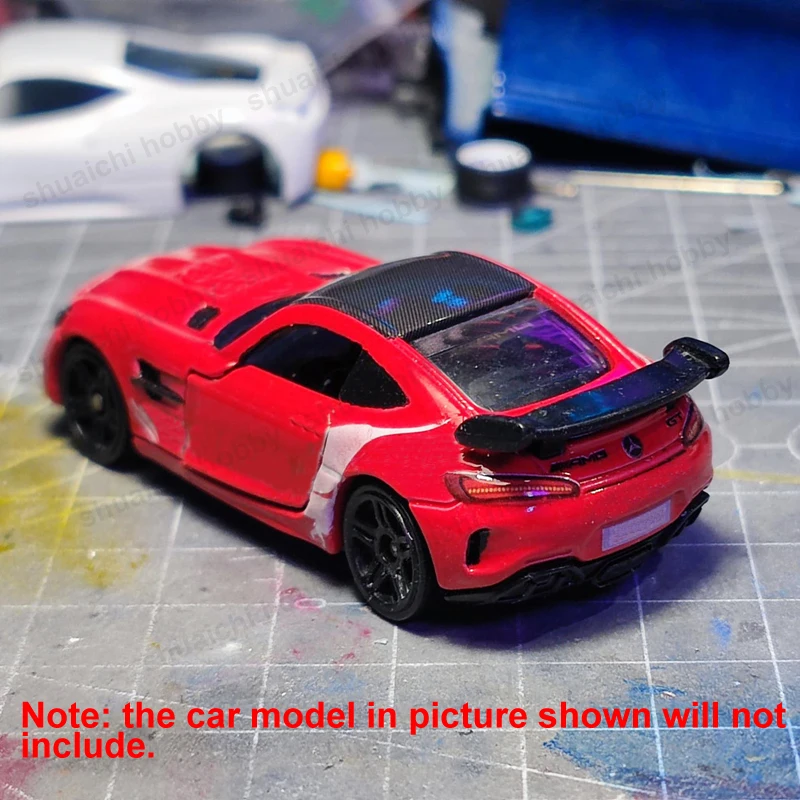 Carbon Fiber RC Car Decal 72x50mm 4 Carbon Fiber RC Car Decal 72x50mm - Image 4