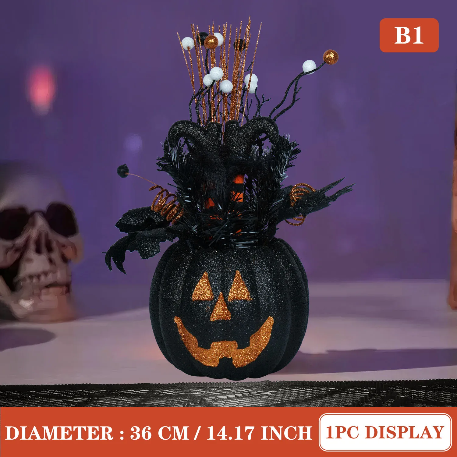 Glow-in-the-Dark Pumpkin Lantern for Halloween 10 Glow-in-the-Dark Pumpkin Lantern for Halloween - Image 10