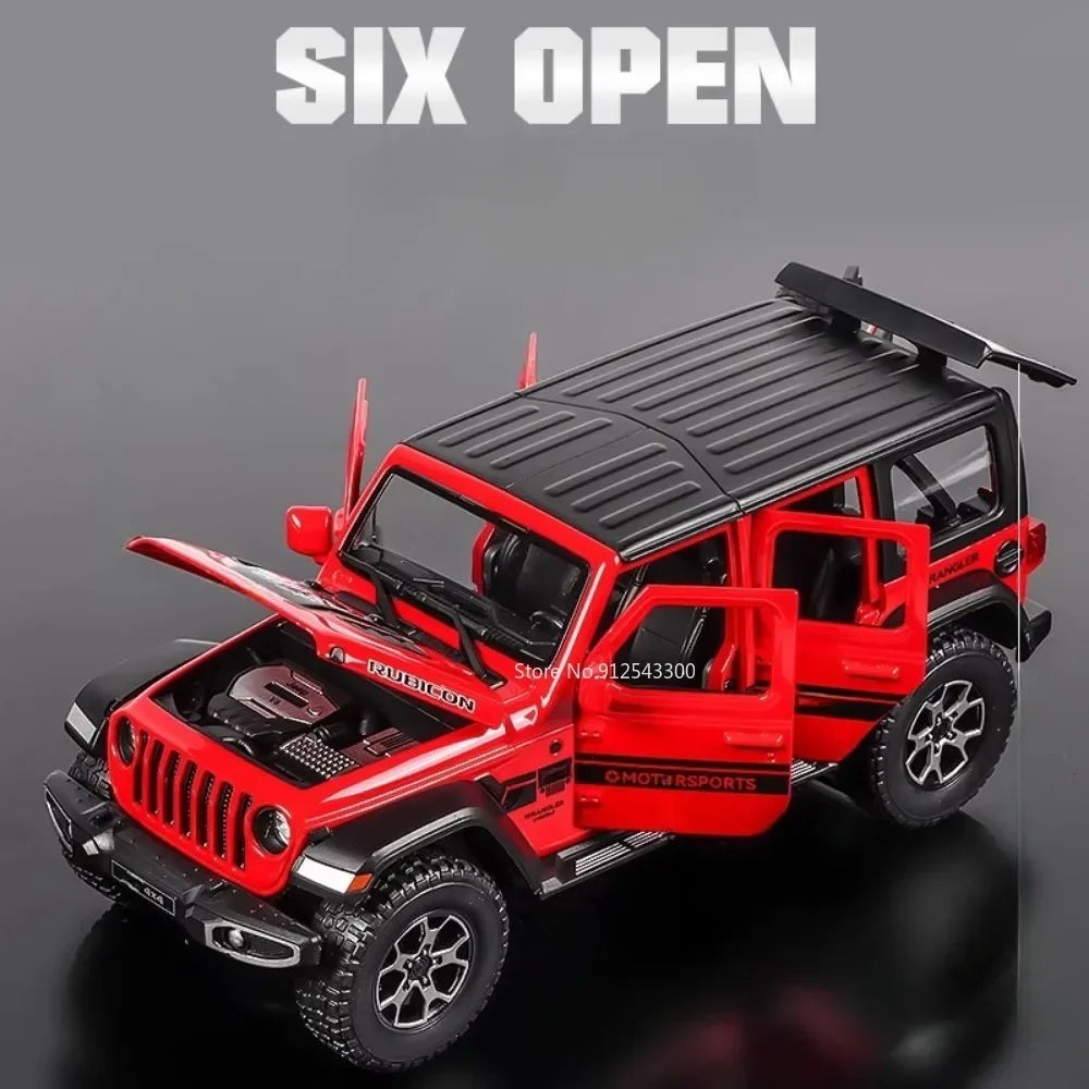 Vibrant 1:22 Scale Jeep Rubicon Diecast Model 5 Vibrant 1:22 Scale Jeep Rubicon Diecast Model - Image 5
