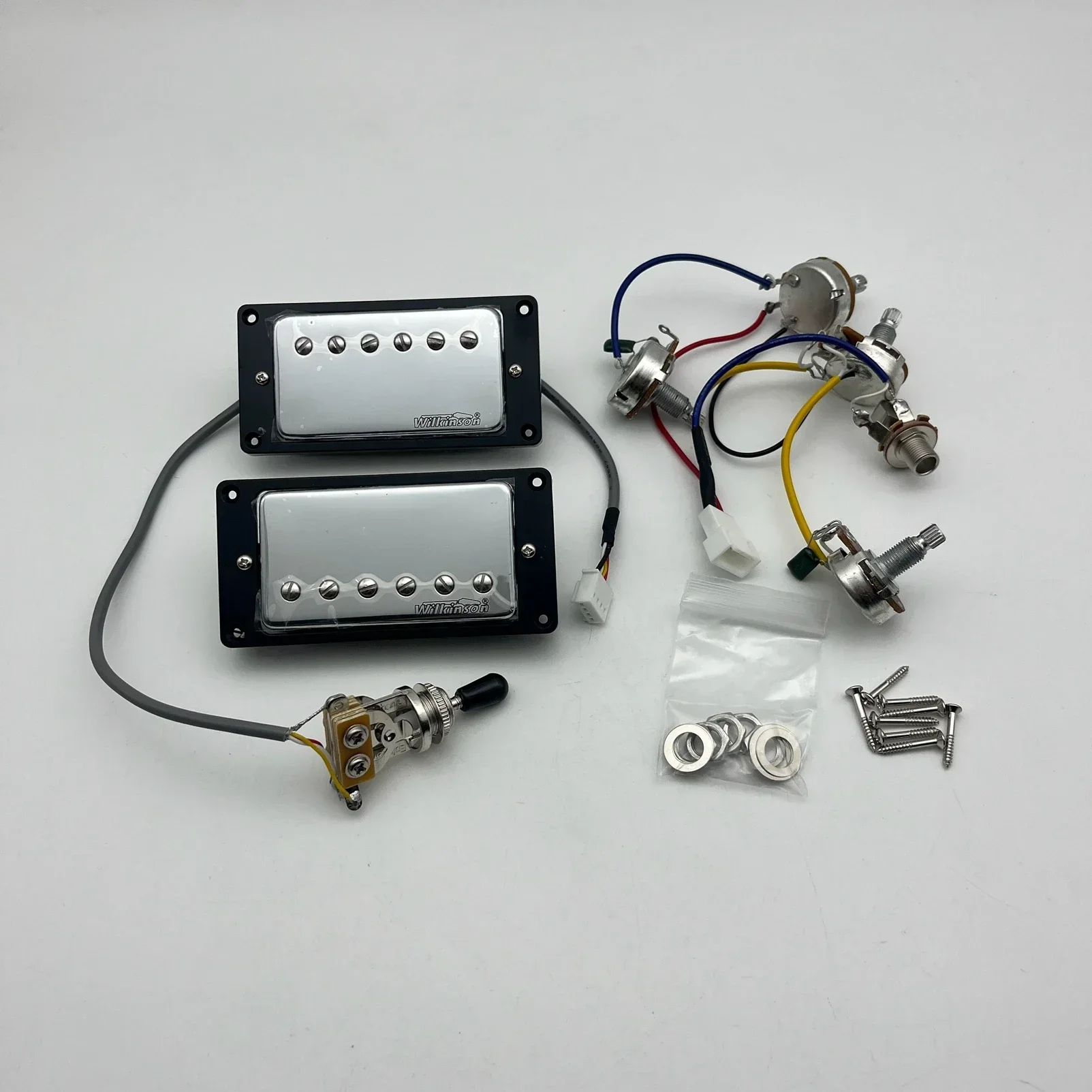 Wilkinson Nickel Silver Humbucker Pickup Set 6 Wilkinson Nickel Silver Humbucker Pickup Set - Image 6