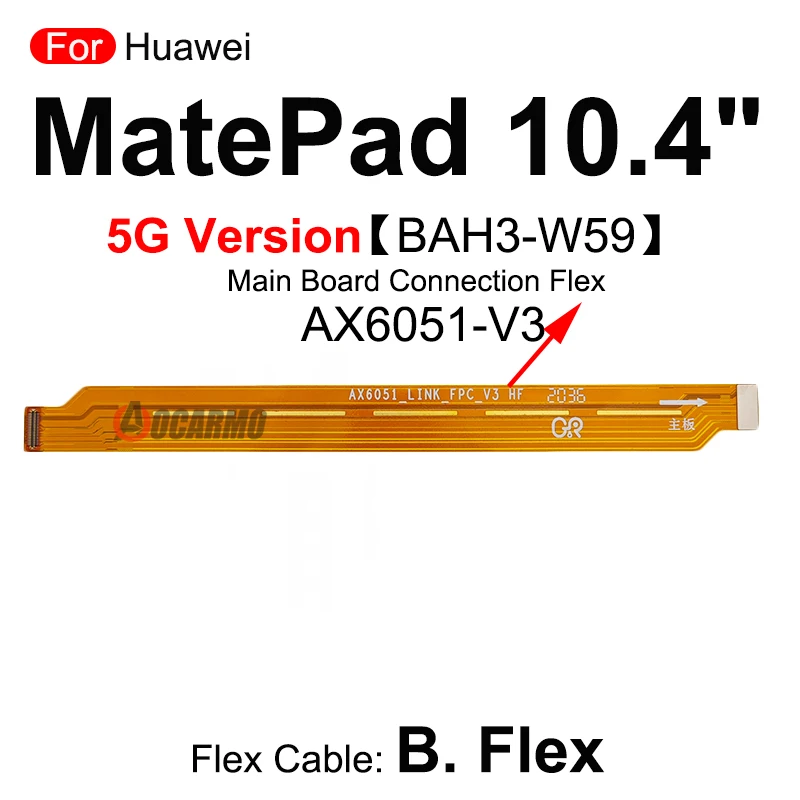 Flex Cable for Huawei MatePad 10.4 4G/5G Models 6 Flex Cable for Huawei MatePad 10.4 4G/5G Models - Image 6
