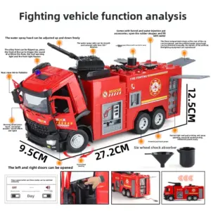 1:30 Scale Fire Rescue Truck Model 10 Sc0968bd619f141bdb4cfce7c63da8f70L