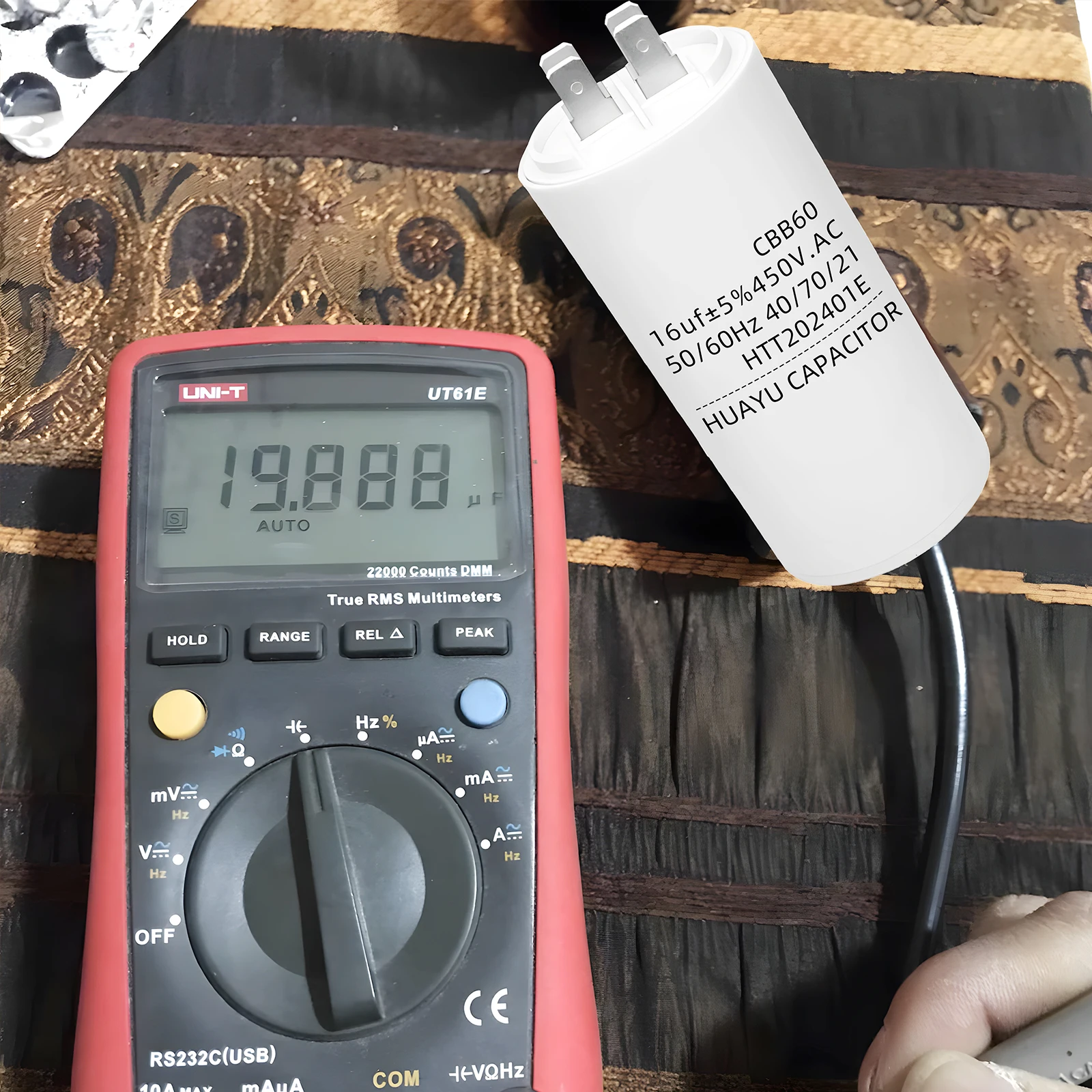 CBB60 450VAC Power Capacitor for Motors 6 CBB60 450VAC Power Capacitor for Motors - Image 6