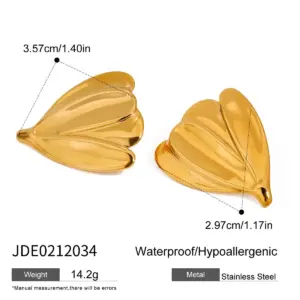 Gold-Tone Stainless Steel Earrings Collection 19 Sc0acd9189eb94881b2688a5428f72f6fS