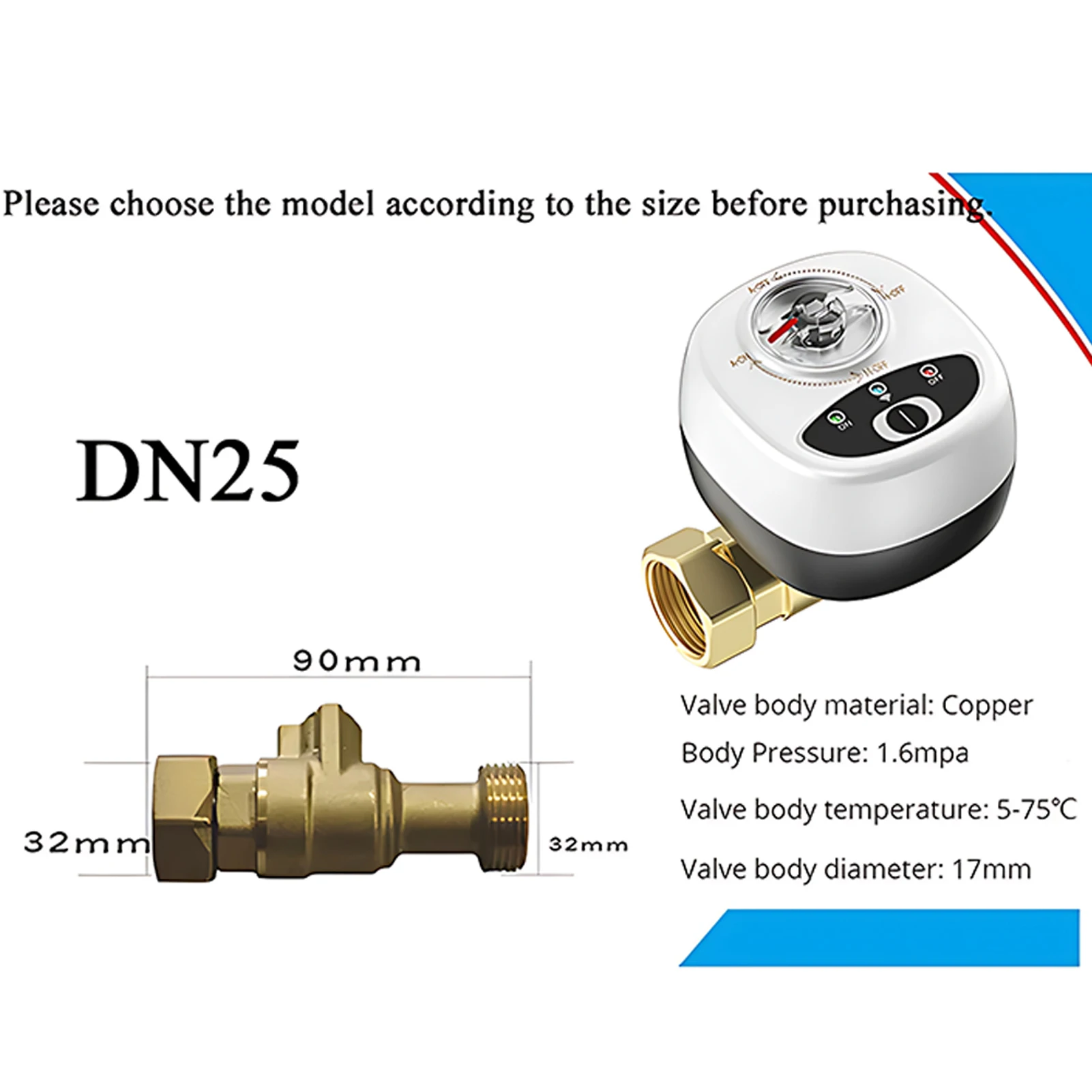 WiFi Smart Water Valve DN15-25 7 WiFi Smart Water Valve DN15-25 - Image 7