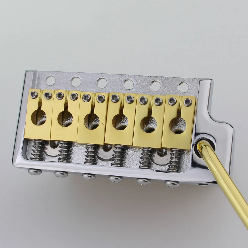 PRS-Style Gold and Silver Guitar Bridge Kit 2 PRS-Style Gold and Silver Guitar Bridge Kit - Image 2