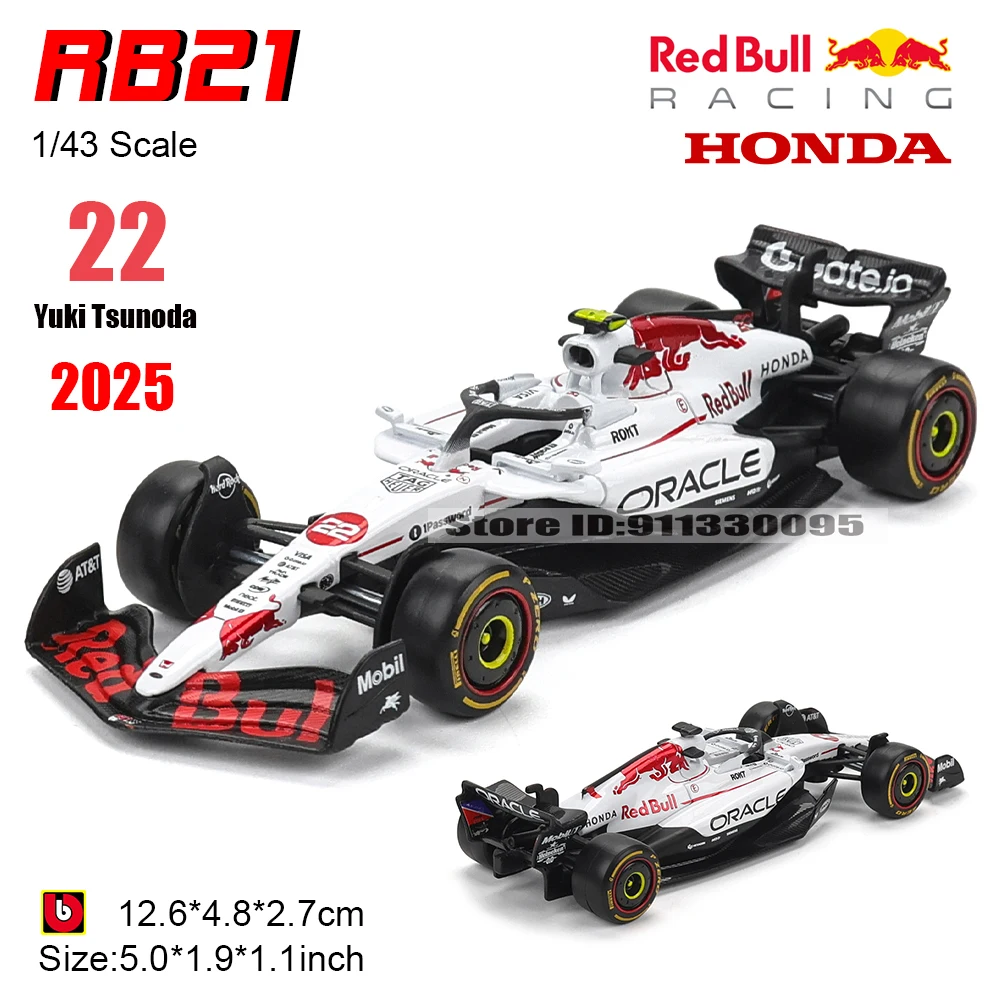 Red Bull RB21 F1 Model 1:43 Die-Cast Collectible 10 Red Bull RB21 F1 Model 1:43 Die-Cast Collectible - Image 10